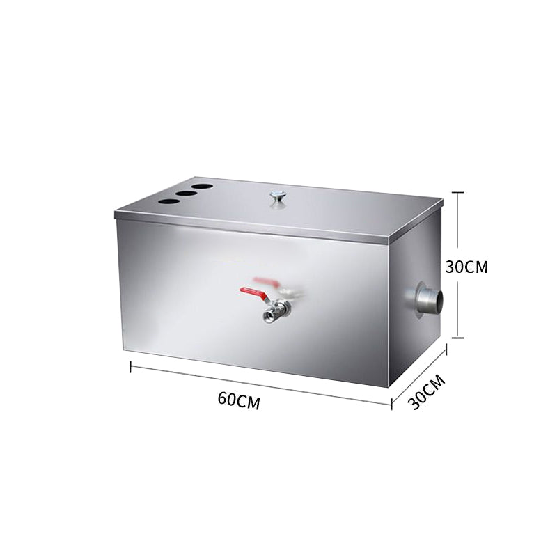 Catering Stainless Steel Grease Trap Restaurant Hotel Sewage Treatment Equipment Oil-Water Separator Environmental Protection