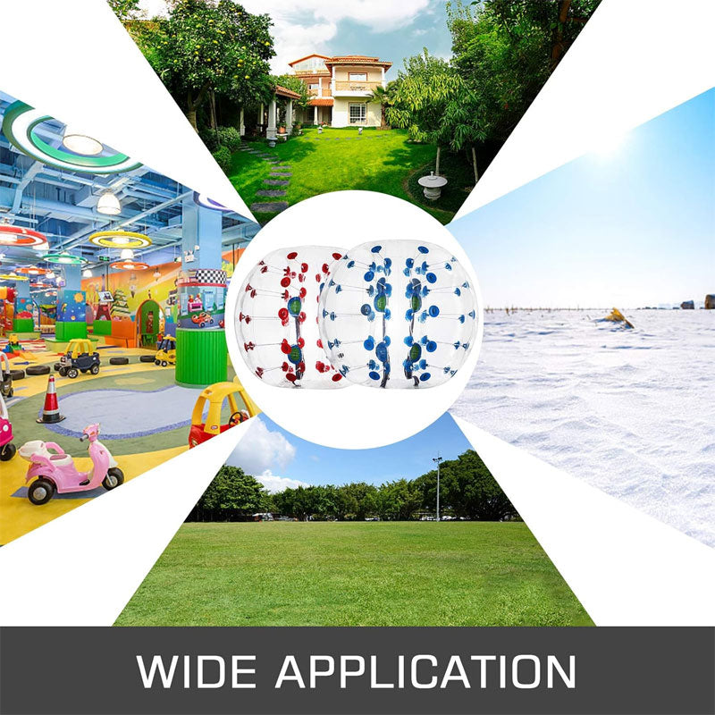 2 Pieces Inflatable Bumper Balls, 5ft/1.5m Diameter, Bubble Soccer Balls For Backyard, Park, Etc