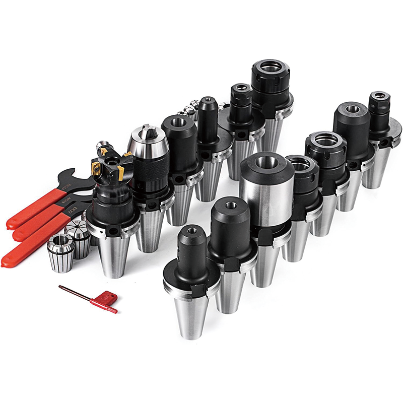 Collet Set, ER32 ER16 Collet Set Tooling Package, CNC CAT40 Collet Set Mill Holder Spanner Drill Chuck for CNC Engraving Machine & Milling Lathe Tool