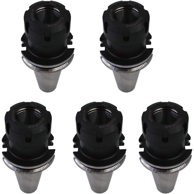 CAT40 ER32 Collet Set, Collet Chuck Tooling for CNC Engraving Machine & Milling Lathe Tool (5 pcs)