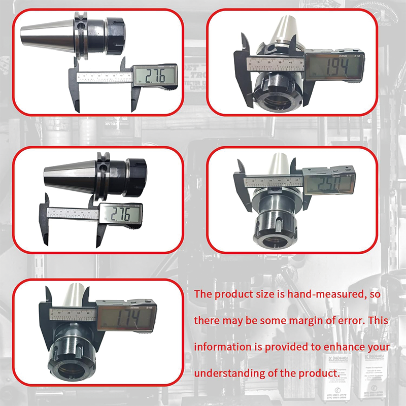 CAT40-ER32 Collet Chuck, Collet Chuck Keyless Drill Chuck with ER32 Spanner, for CAT40 CNC Engraving Machine