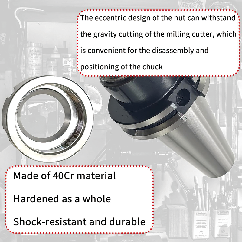 CAT40-ER32 Collet Chuck, Collet Chuck Keyless Drill Chuck with ER32 Spanner, for CAT40 CNC Engraving Machine