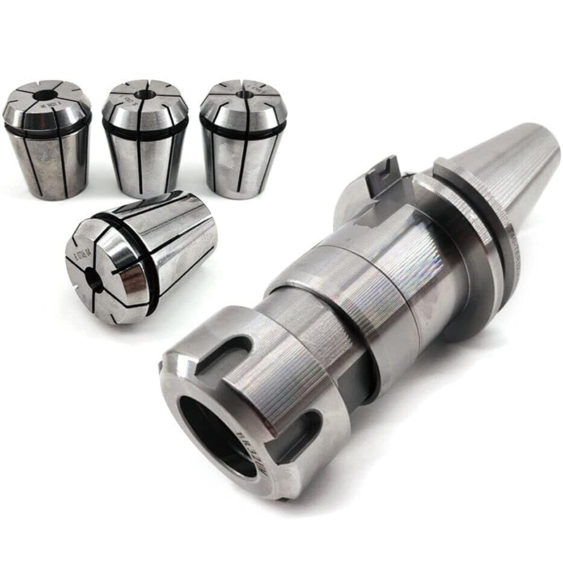 CAT40 Tool Holder ER32 Precision Collet Chuck, with 4pcs Tap Collets (1/4",5/16",7/16",1/2”) for CNC Engraving Machine Milling Lathe