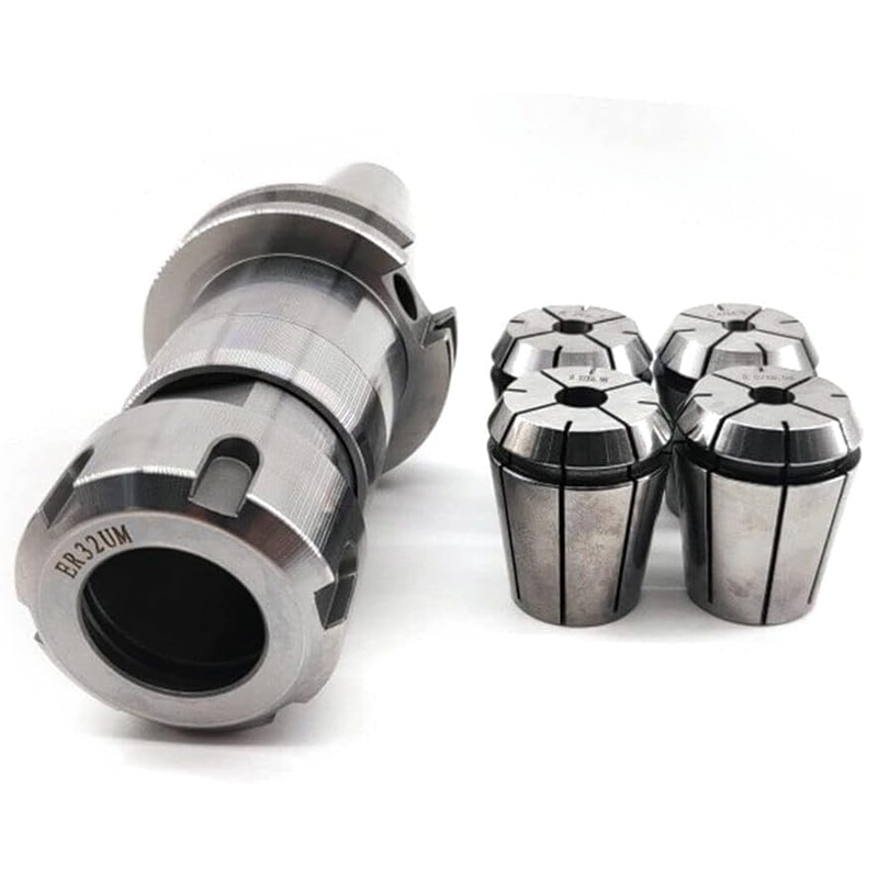 CAT40 Tool Holder ER32 Precision Collet Chuck, with 4pcs Tap Collets (1/4",5/16",7/16",1/2”) for CNC Engraving Machine Milling Lathe