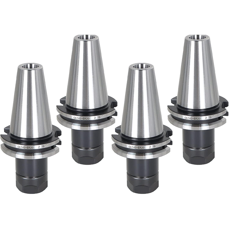 CAT40 ER20 Collet Chuck Set length 2.76 Inch Thread, Chuck Tool Holder Set for CNC Engraving Machine Milling Lathe, 4Pcs