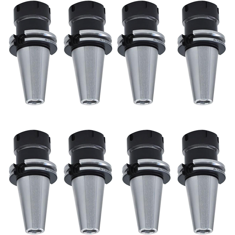 2.76Inch CAT40 ER32 Collet Set, Steel Chuck Kit Set for CNC Engraving Machine & Milling Lathe Tool, 8 pcs