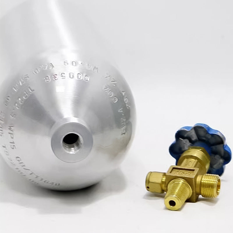 Seamless Aluminum Alloy Gas Cylinder Carbon Dioxide Cylinder High Pressure Small Gas Cylinder Co2 Aluminum Cylinder 1L2L4L
