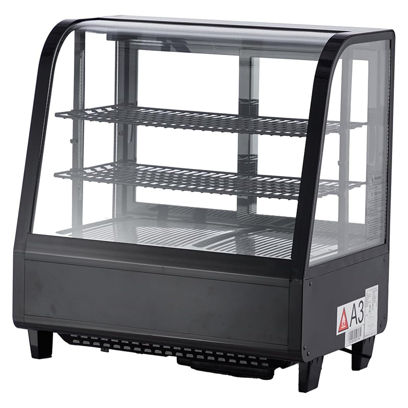 3.5 Cu.Ft 100L Double-Layered Glass Commercial Bakery Display Refrigerator Countertop Refrigerator Display Case