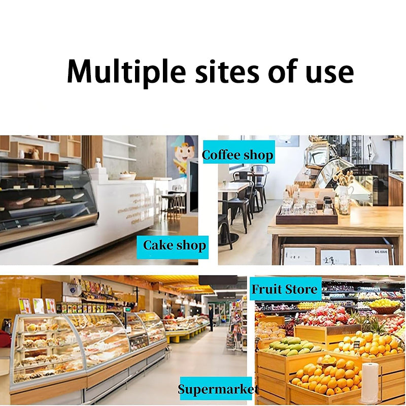 3.5 Cu.Ft 100L Double-Layered Glass Commercial Bakery Display Refrigerator Countertop Refrigerator Display Case