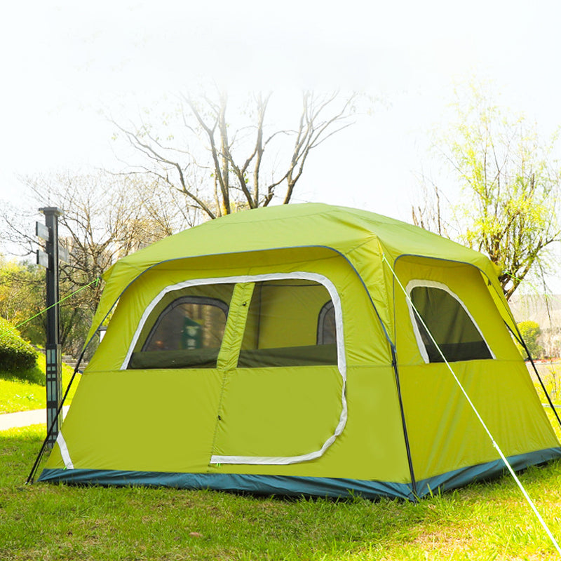 Outdoor 4 Seasons Family Tents 6 Person Large Space One Bedroom Rainproof Camping Tent