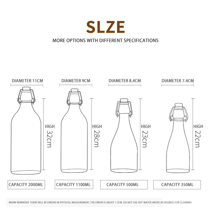 Lock Fruit Wine Glass Bottle, Buckle Juice Drink Bottle, Sealed Can, High-End Lidded Grape Red And White Wine Bottle