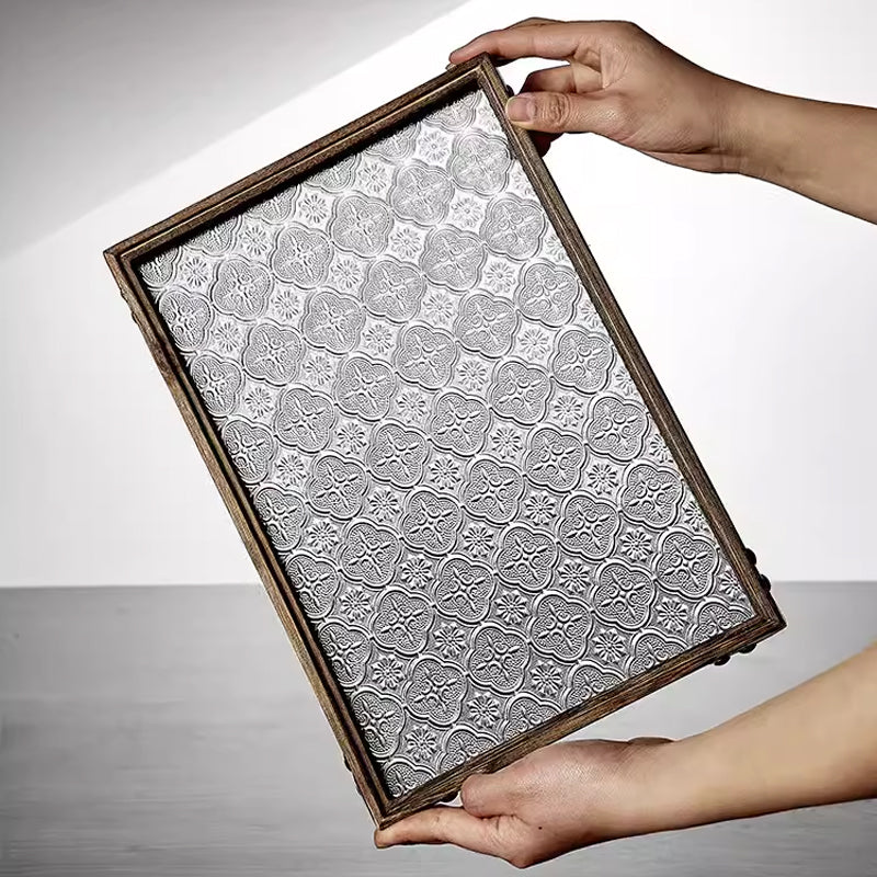 260Ml Glass Fruit Plate For Living Room And Coffee Shop, Light Luxury High-End Tea Snacks, Dried Fruit Snacks, Snack Dish, Ktv Fruit Plate With Compartments