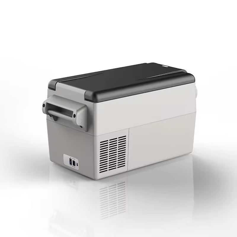 Dual-Zone Portable 32L Car Refrigerator Vehicle 24V Car Portable Fridge Freezer 12V Compressor Camping Car Refrigerator For Camping, Travel, Fishing