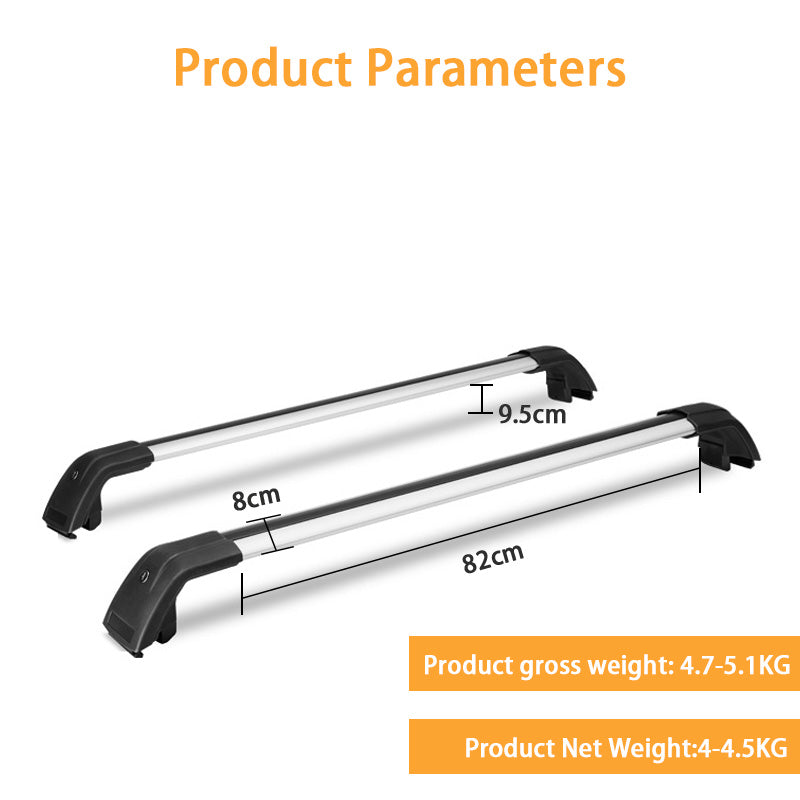 Car Roof Rack Crossbar, Universal Frame Roof Rack Travel Rack Car Roof Box Modification Accessories