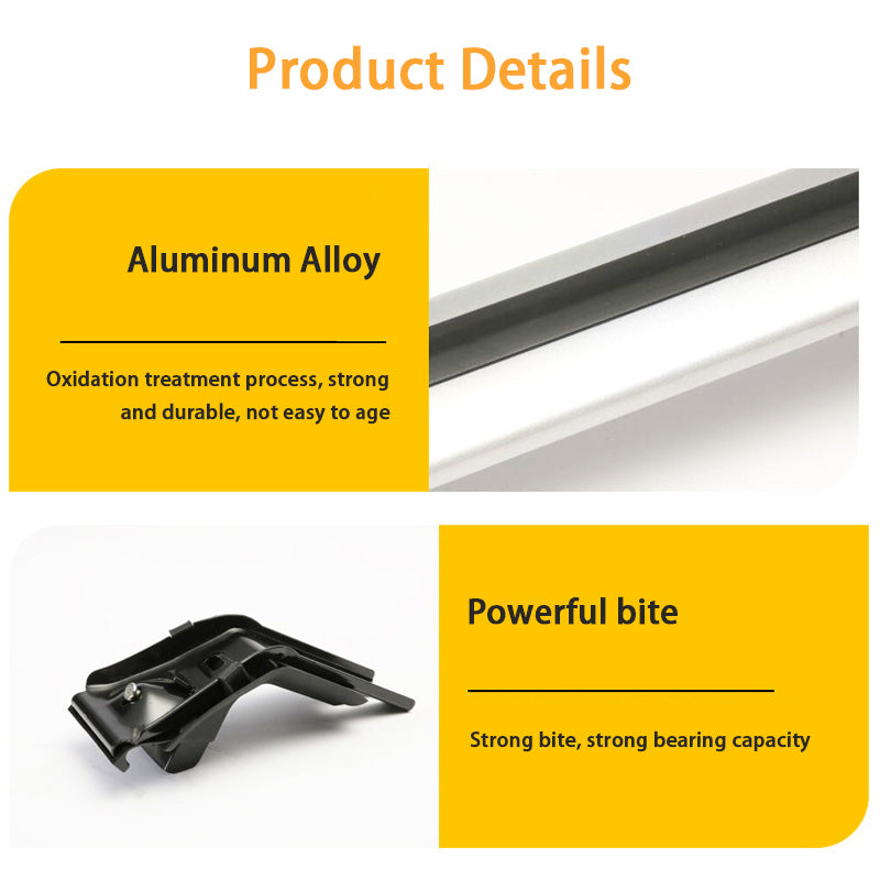 Car Roof Rack Crossbar, Universal Frame Roof Rack Travel Rack Car Roof Box Modification Accessories