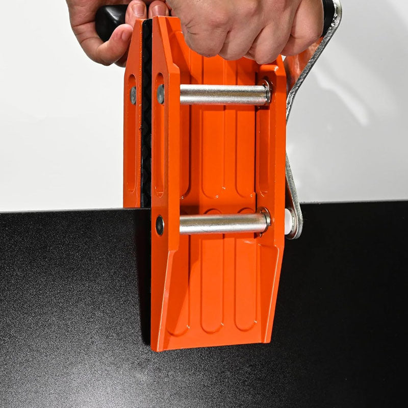 2 PCS Stone Carrying Clamps Double Handed Granite Carrying Clamps 2.36 inch (60mm) Rubbler-lined 660lbs Lifting Tools Panel Carriers