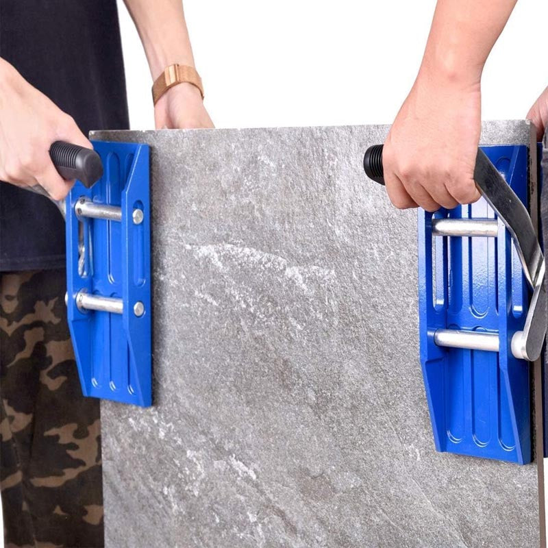 2-PCS Carrying Clamps ban Granite Panel Carriers Lifter Tools up to 4400lb/300kg heavy duty stone carrying clamps