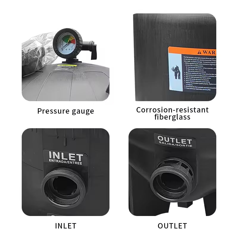 GL-320 Quality Water Cleaning High Dirt Particles Capacity Water Filtration Fitting 325Sq. Ft Pool Water Cartridge Filter