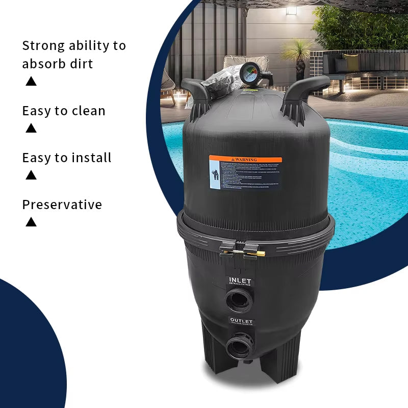 GL-320 Quality Water Cleaning High Dirt Particles Capacity Water Filtration Fitting 325Sq. Ft Pool Water Cartridge Filter