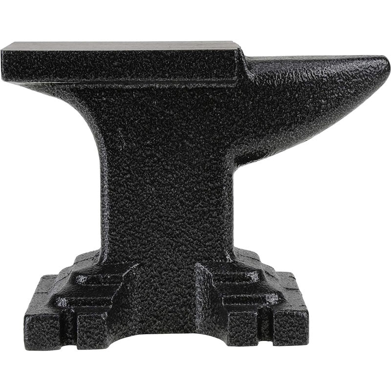 9 Lbs Cast Steel Anvil High Hardness Rugged Round Horn Cast Steel Anvil Forge Tools and Equipment Metalsmith Tool for Bending and Shaping