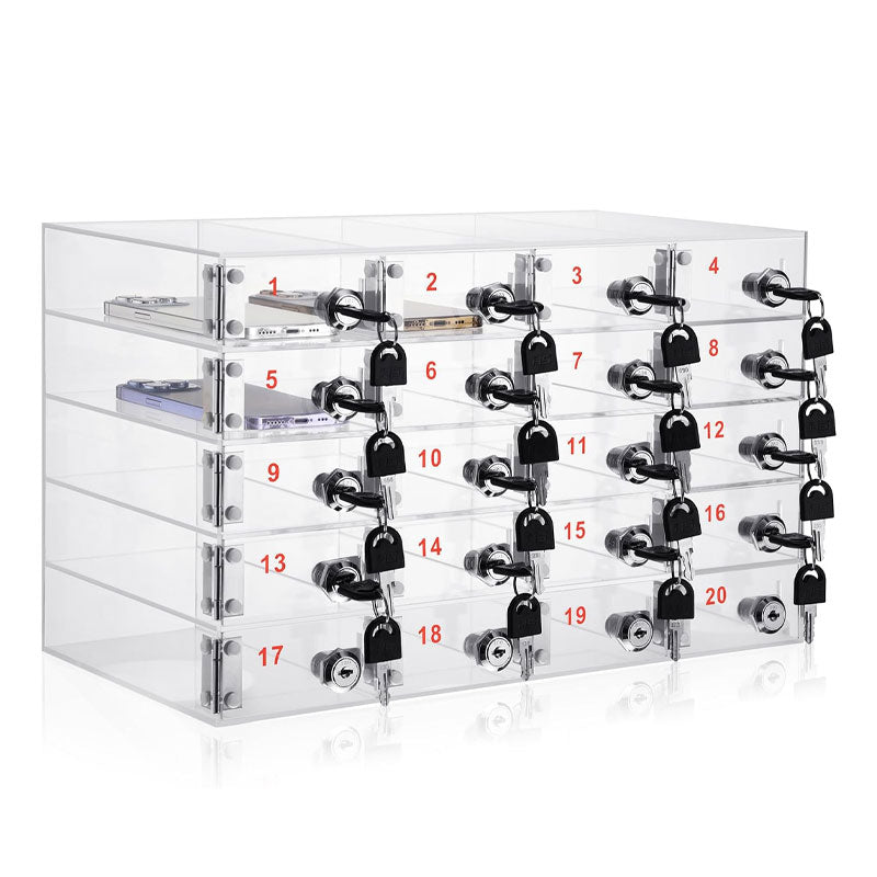 Classroom Mobile Phone Locker 20 Slots, With Door Lock, Suitable For Classrooms, Schools, Students, Offices