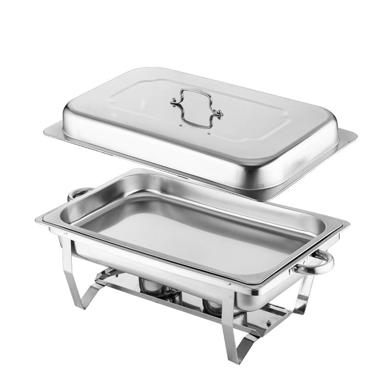 Thickened Stainless Steel Commercial Household Buffet Stove, Restaurant Hotel Heating Container Alcohol Insulation Stove