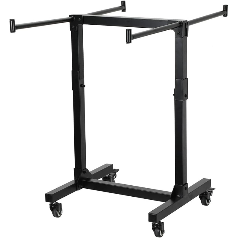 Folding Chair Cart Folding Chair Frame Storage Cart - Holds 14 Chairs (Not Included), Organizes And Transports Chairs, Sturdy And Portable Space Saving Chair Cart With 4 Lockable Wheels