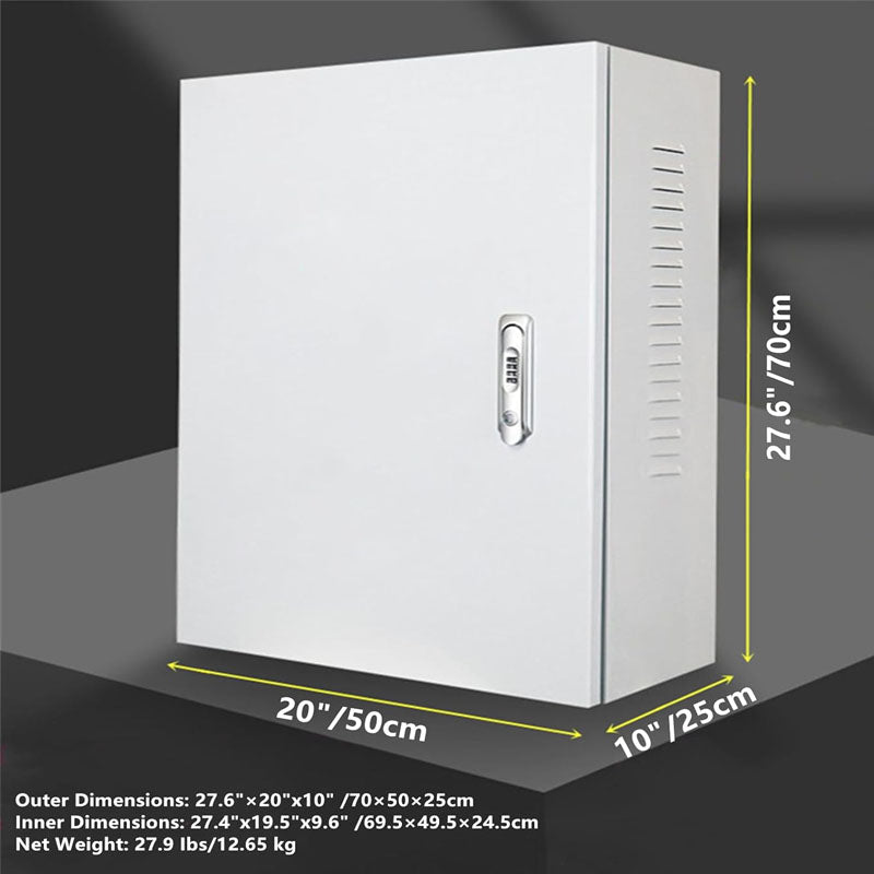 Charger Station Box 27.6'' x 20'' x 10'' Indoor/outdoor Cable Box Charging Box Cable Organizer