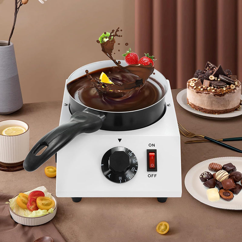 40W Chocolate Warmer Chocolate Tempering Machine Chocolate Melting Pot Chocolate Melter Pot for Home, Electric Melting Pot