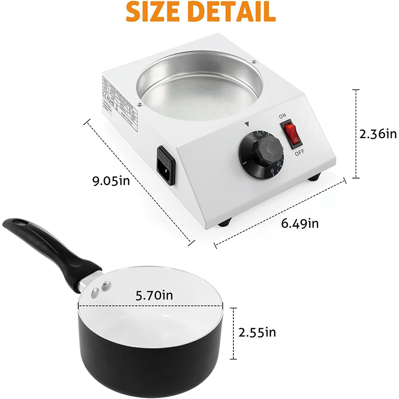 Electric Chocolate Fondue Pot Set, Stainless Steel Fondue Maker, Commercial Electric Chocolate Melter Fondue Pot for Hors d'Oeuvres, Entrees, and Desserts