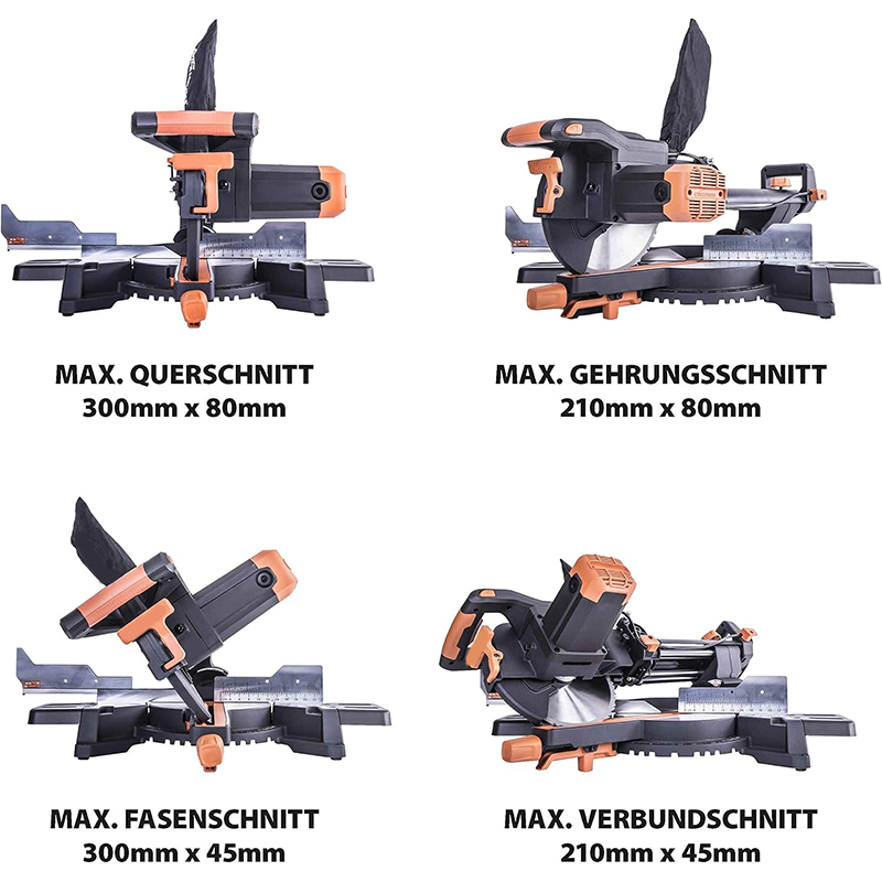 Chop Saw ,Multi-Material Miter Saw 255 mm