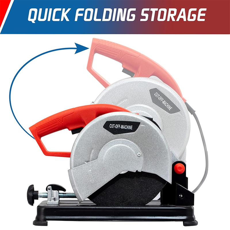 8-Inch Metal Chop Saw, Lightweight And Portable, Powerful And Stable Cutting Saw, With Ac Switch