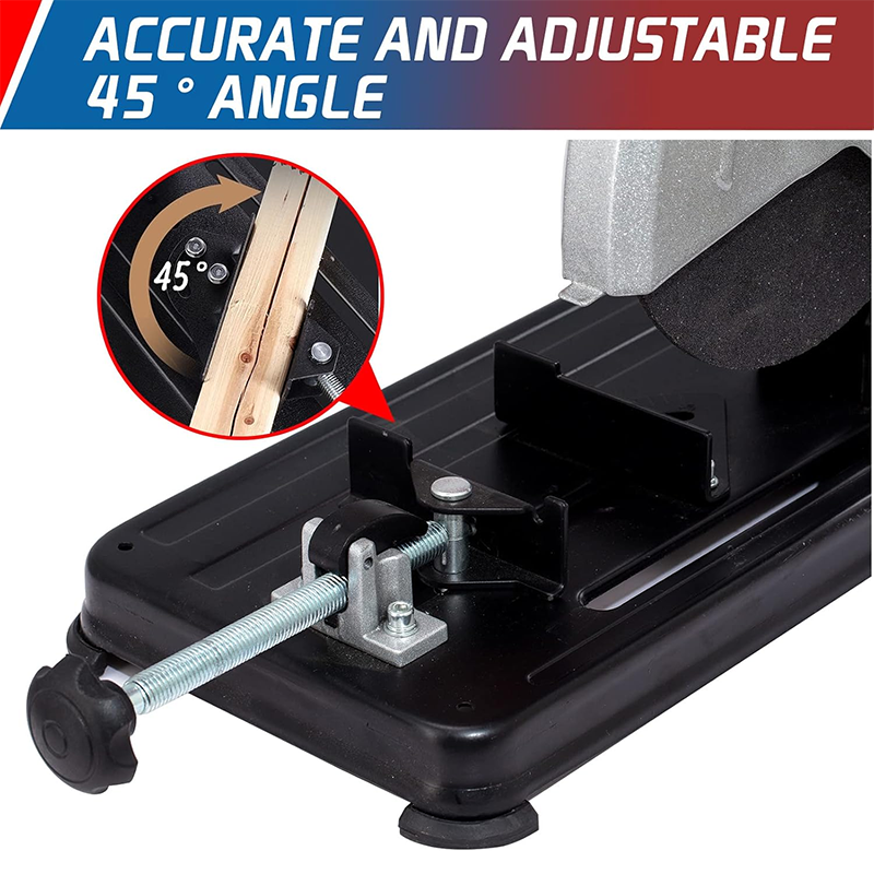 8-Inch Metal Chop Saw, Lightweight And Portable, Powerful And Stable Cutting Saw, With Ac Switch