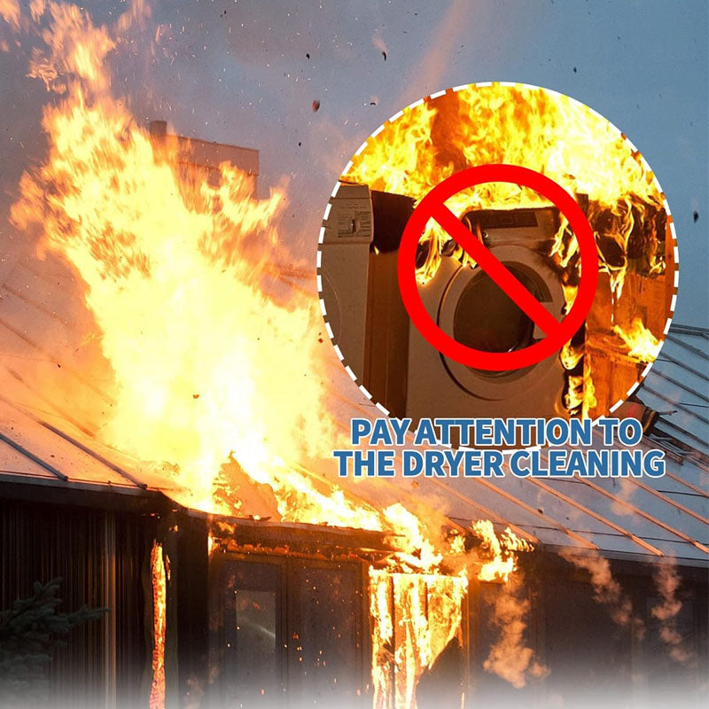 19-Piece Duct Cleaning Brush Dryer Vent Cleaner Kit Omnidirectional Include 30Feet Dryer Vent Brush