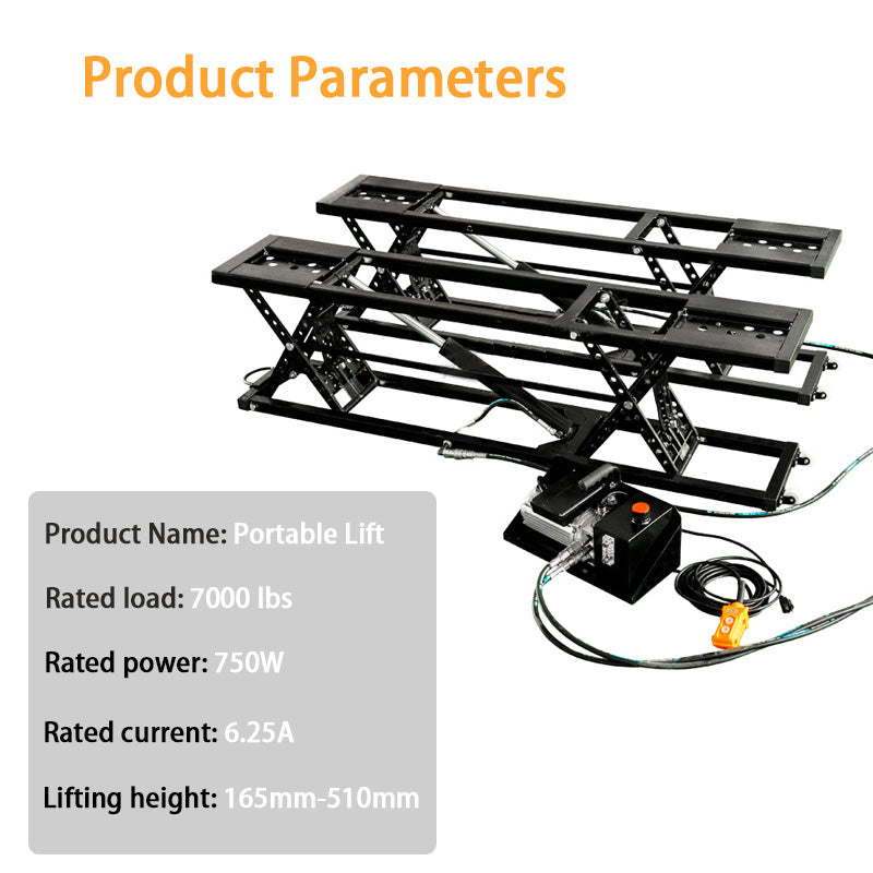 Portable Lift, Mobile Lift, Hand-Pull Simple Lift For Emergency Rescue,Car Lift