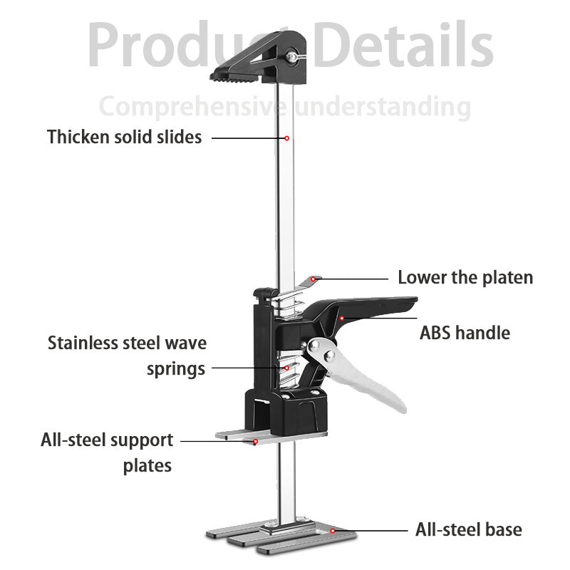 Tile Lifter, Height And Low Adjustment Adjuster, Bricklayer Assist, Wall Tile Positioning Jacker, Jack Fine-Tuning Jack