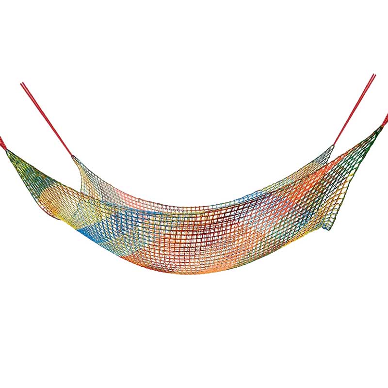 Children's Outdoor Climbing Net, 9.8'X9.8' Double Layer Color Safety Net, Amusement Net Cargo Net