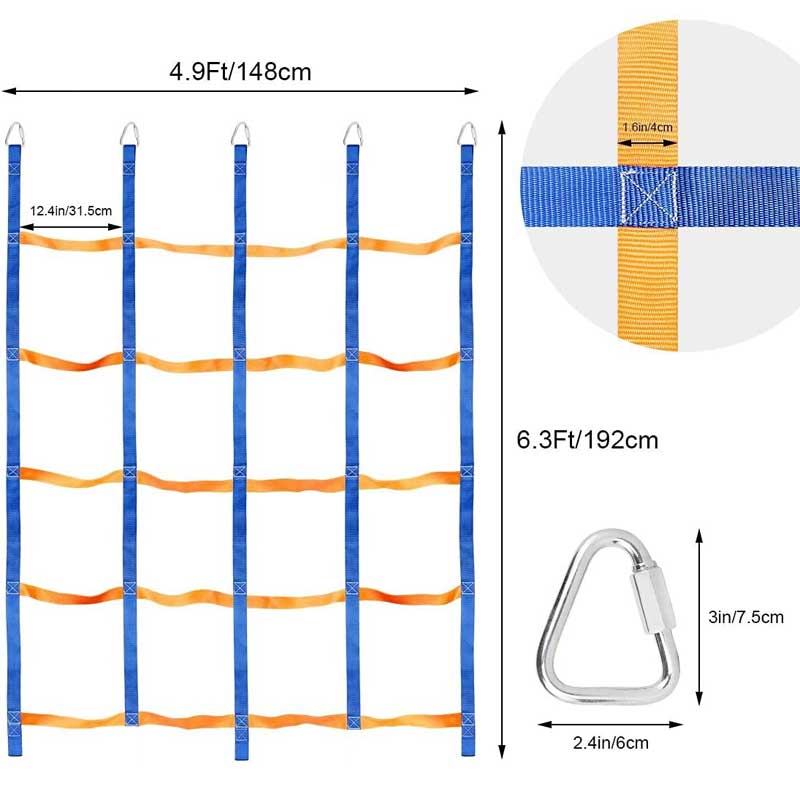 Outdoor Children Climbing Net, Portable Ninja Cargo Net