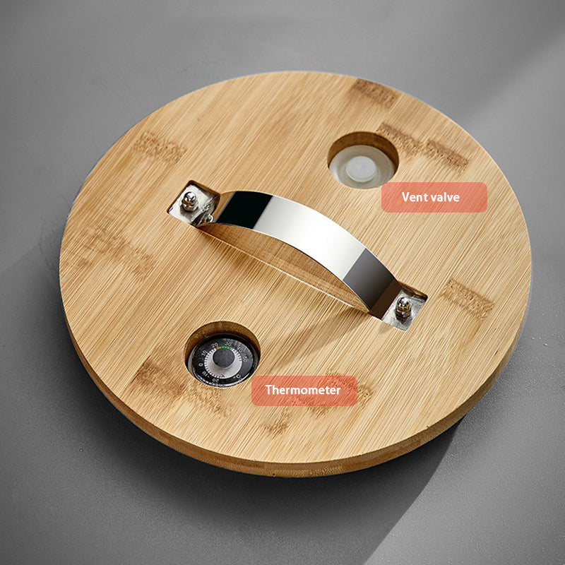 Cold Water Kettle With Faucet Glass Cup, High Temperature Resistant Household Large Capacity Pot And Cup Set 5L Cold Water Kettle + 6 Hexagonal Cups + Tea Tray + Cup Holder