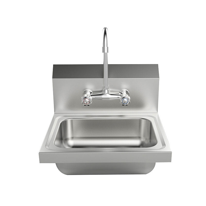 Stainless Steel Commercial Sinks, Thickened Wall-Mounted Sinks