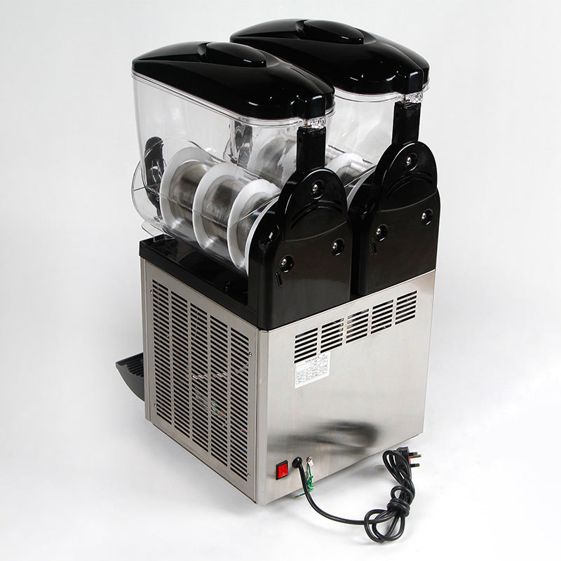 15Lx2 Tank Commercial Smoothie Machine, Double Tank Juice Machine And Beverage Machine, Suitable For Home Commercial Restaurant Party Snack Stalls