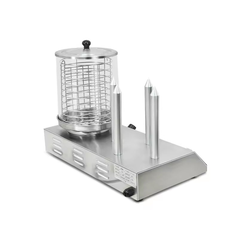 High Quality Sausage Grill Commercial Stainless Steel Hot Dog Bbq Roller Rack Electric Hot Dog Machine With Bun Warmer