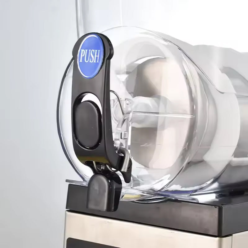Slush Frozen Drink Machine 15L Single Tank Industrial Smoothie Slush Machine Commercial Household Ice Maker Snow Melting Machine