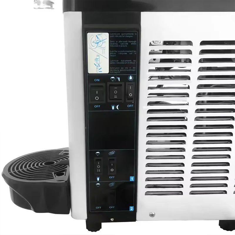 Slush Frozen Drink Machine 15L Single Tank Industrial Smoothie Slush Machine Commercial Household Ice Maker Snow Melting Machine