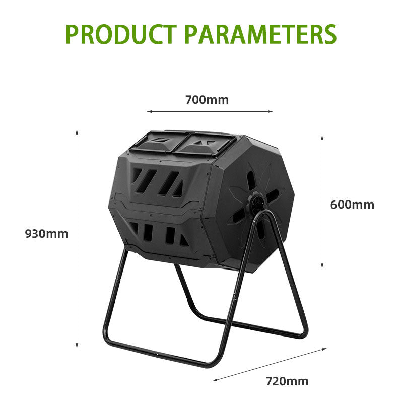 Kitchen Waste Compost Barrel, Household Garden Fertilizer Fermentation Barrel, Nutrient Compost Box