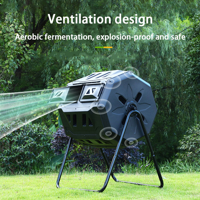 Kitchen Waste Compost Barrel, Household Garden Fertilizer Fermentation Barrel, Nutrient Compost Box