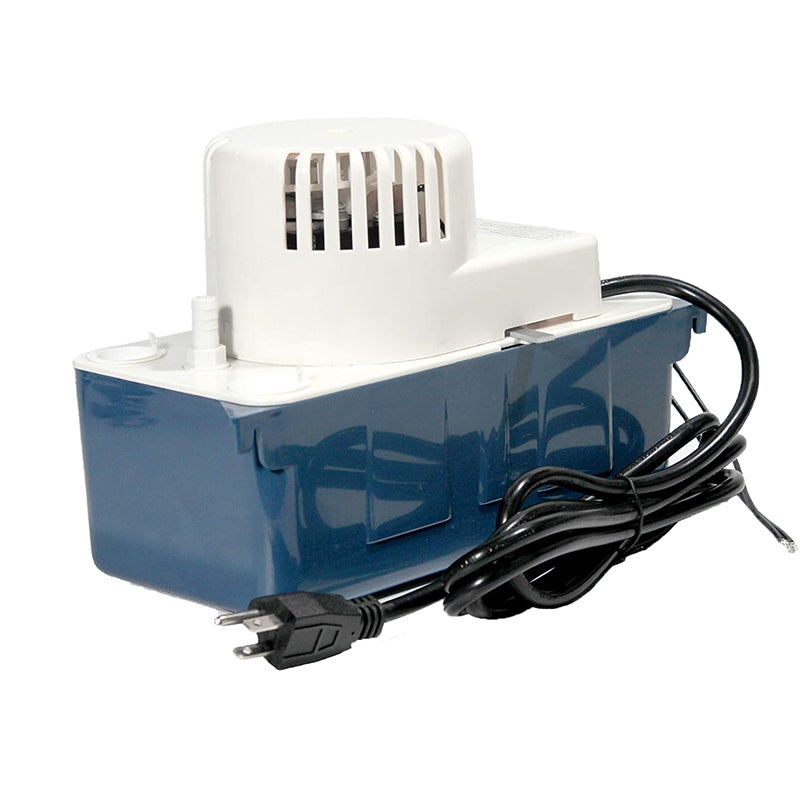 Condensate Removal Pump 115V Automatic Snap-action Switches Rustproof High Impact ABS Material