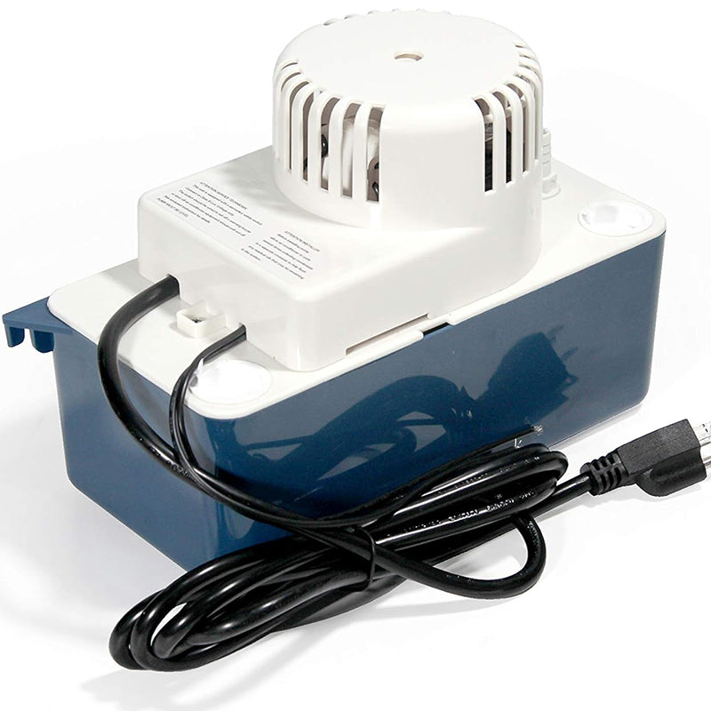 Condensate Removal Pump 115V Automatic Snap-action Switches Rustproof High Impact ABS Material