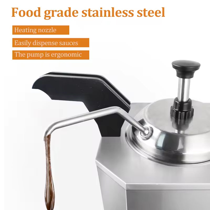 Single Head Sauce Insulated Machine Hot Chocolate Sauce Insulated Dispenser Jam Insulated Container