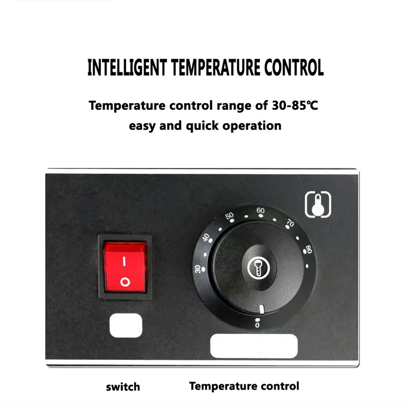 Stainless Steel Butter Sauce Cheese Chocolate Warmer Machine Dispenser Melter Machine 1Bottle Cheese Sauce Heater